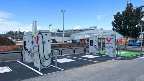 Ultra-rapid InstaVolt EV chargers at Foundry Street, Bury retail park