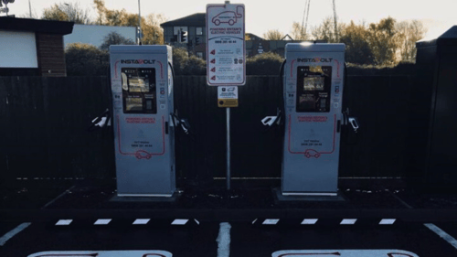 Up to 160kW Electric Vehicle (EV) Ultra Rapid Charging Station McDonald's Meridian Way just off the M1, A563 & A5460. Delivering a rapid charge to get you back on the road quickly. Simple, contactless payment, no connection charge, no subscription. Just tap your payment card to start the charge and pay for what you use. Services on site: McDonald's.