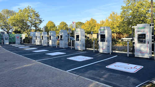 InstaVolt charging location at Kingston Centre, Milton Keynes