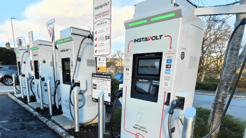 Electric Vehicle (EV) rapid charging hub in Kirkby Lonsdale, just off the A65. Delivering a rapid charge to get you back on the road quickly. Simple, contactless payment, no connection charge, no subscription. Just tap your payment card to start the charge and pay for what you use. Services on site: Booths Supermarket serving a variety of snacks, food, sandwiches and hot drinks.
