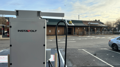 Ultra-rapid InstaVolt EV chargers at McDonald's Neasden, offering fast and reliable charging for electric vehicles near local businesses.