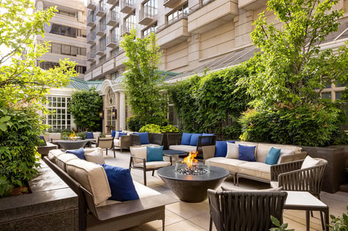 The Courtyard Bar during the day