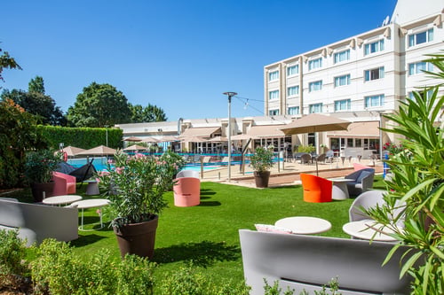 Photo de la réception du Novotel Bourges