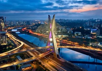 São Paulo estado vista aérea