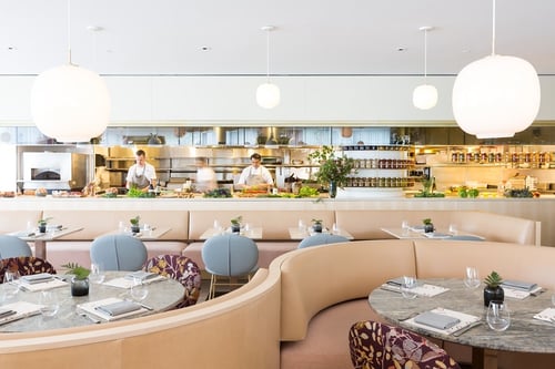 Botanist restaurant inside Fairmont Pacific Rim