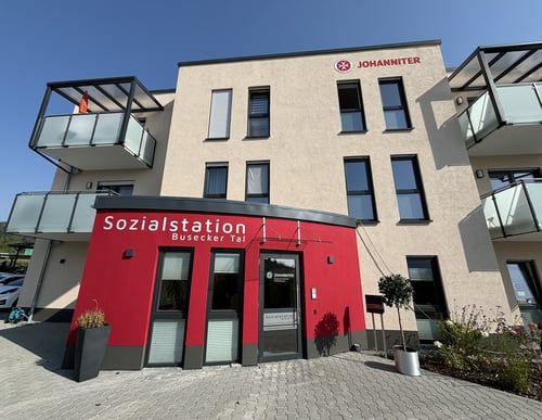 Außenansicht Gebäude Sozialstation Busecker Tal, Am Sonnenhang 1, 35418 Buseck