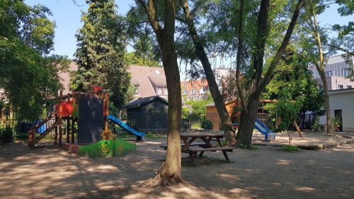 Im Garten der Johanniter-Kita Sternschnuppe in Stockelsdorf.