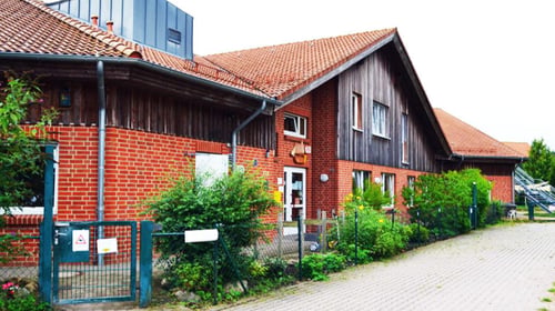 Das Gebäude der Johanniter-Kita Wilde 13 in Quickborn.