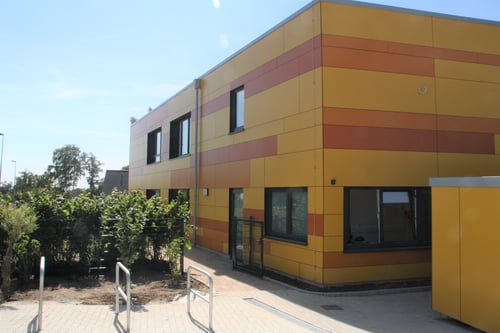 Außenbereich der Johanniter-Kita Deltastraße in Ritterhude