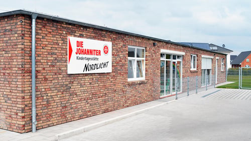 Das Gebäude der Johanniter-Kita Nordlicht in Schwarzenbek.