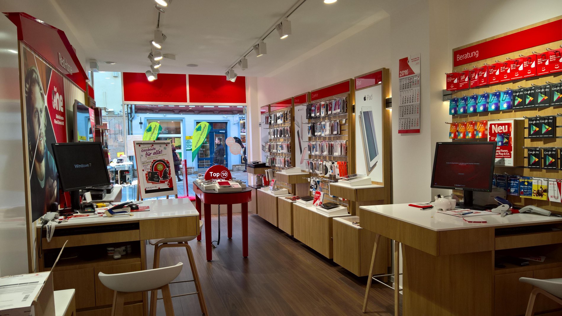 Vodafone-Shop in Mühlhausen, Steinweg 77