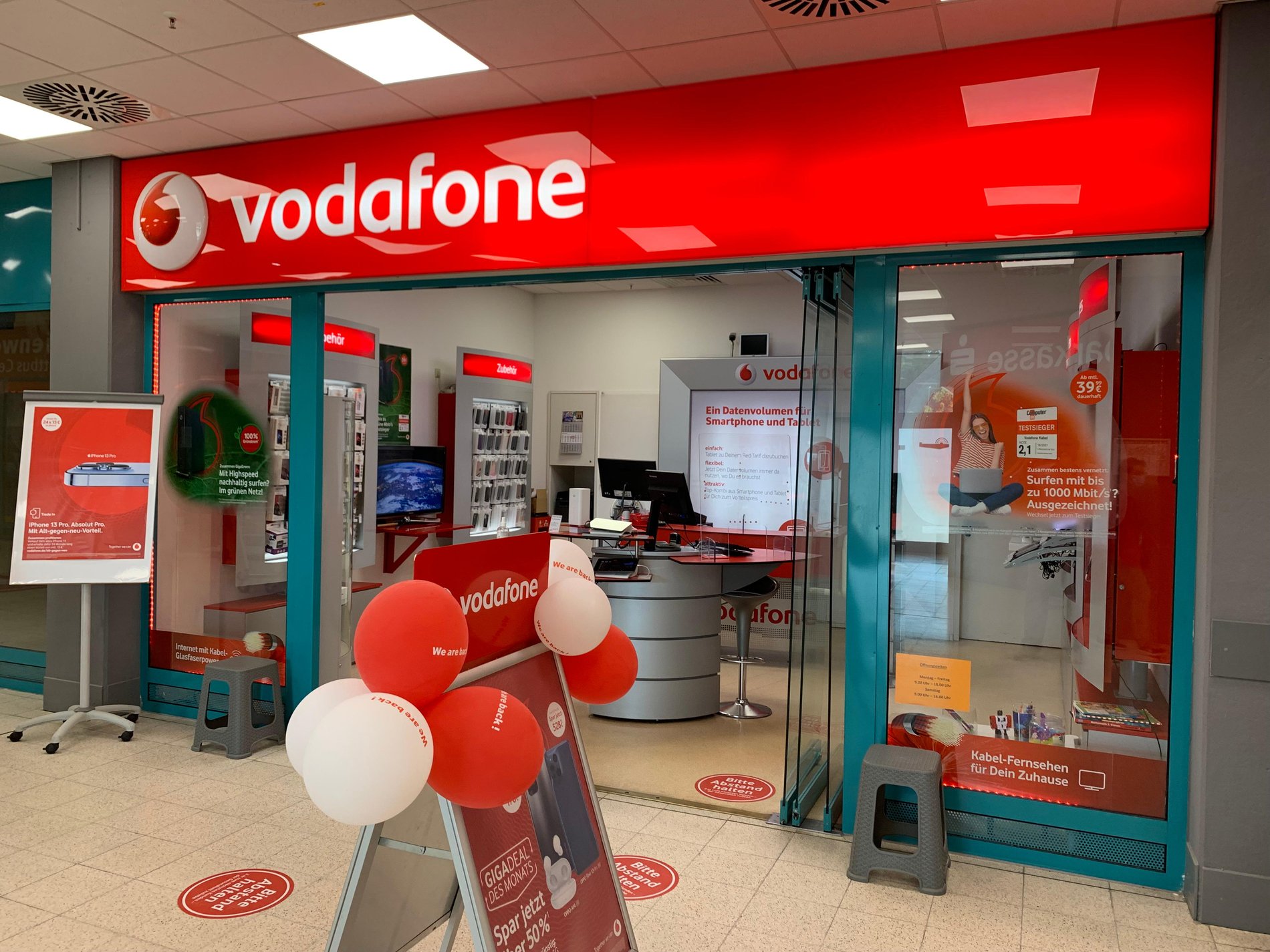 Willkommen in Deinem Vodafone Shop!