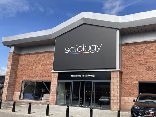 Sofology Carlisle store entrance.