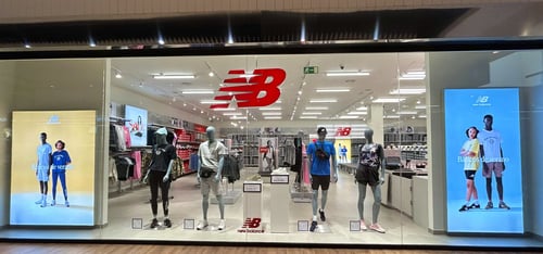 New Balance Store Front in Getafe Spain