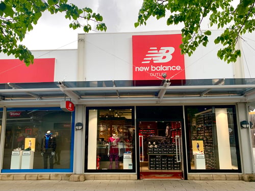 New Balance Store Front in Castleford UK