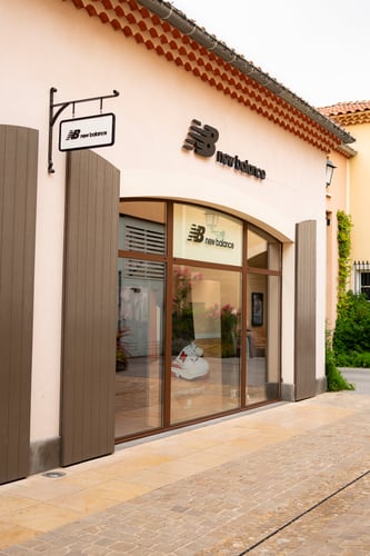New Balance Store Front in Provence France