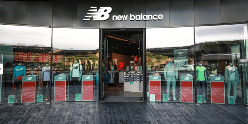 New Balance Store Front in Lyon France