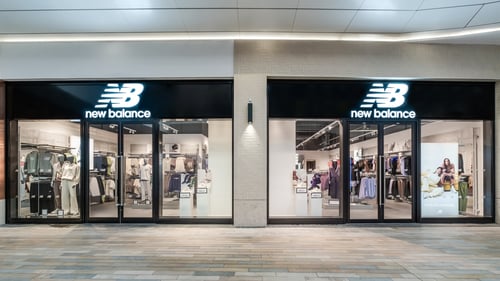New Balance Store Front in London O2 Arena UK