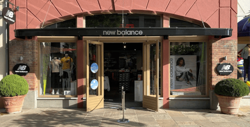 New Balance Store Front in Maasmechelen Belgium