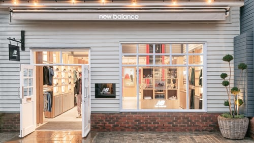 New Balance Store Front in Bicester UK
