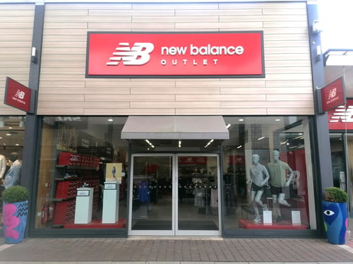 New Balance Store Front in Dalton Park UK