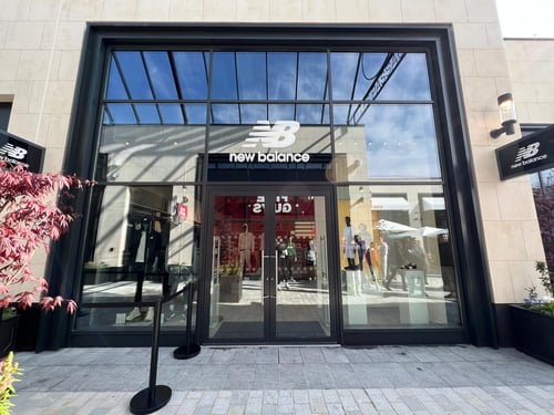 New Balance Store Front in Giverny France