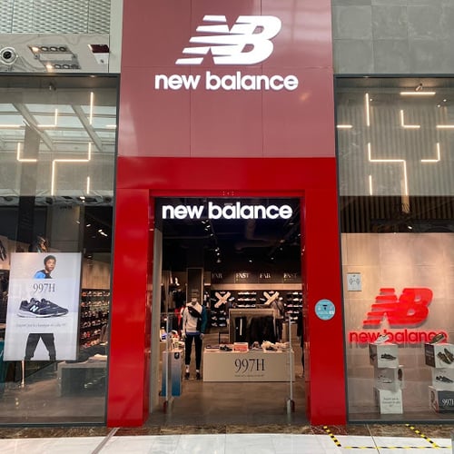 New Balance Store Front in Lieusaint France