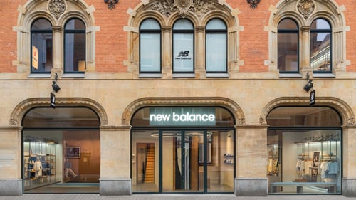 New Balance Store Front in Berlin Germany