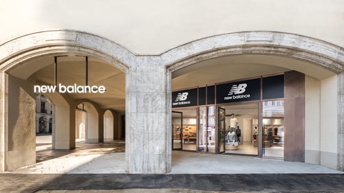 New Balance Store Front in Munich Germany