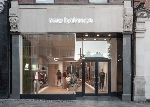 New Balance Store Front in Dublin Ireland
