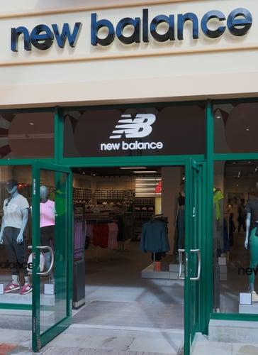 New Balance Store Front in Malaga Spain