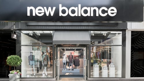 New Balance Store Front in Bridgend UK