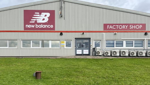 New Balance Store Front in Flimby UK