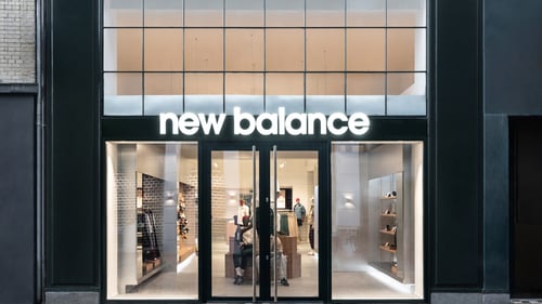 New Balance Store Front in Copenhagen Denmark