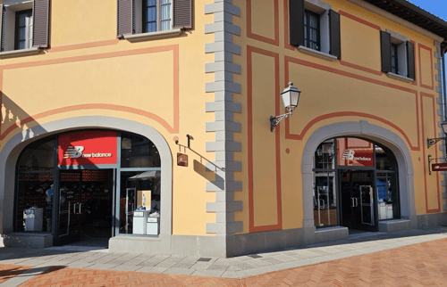New Balance Store Front in Baberino Italy