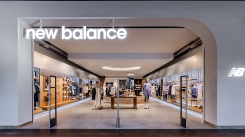 New Balance Store Front in Paris La Defense France