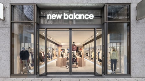 New Balance Store Front in Stuttgart Germany