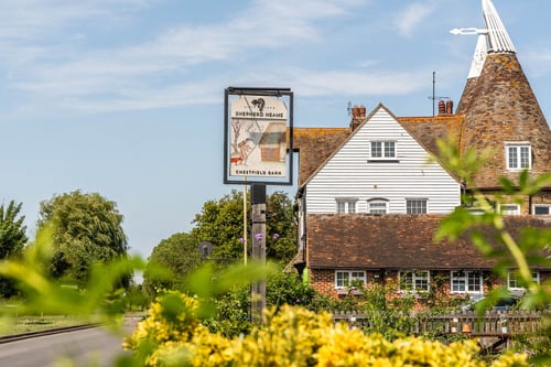 The Chestfield Barn pub in Whitstable